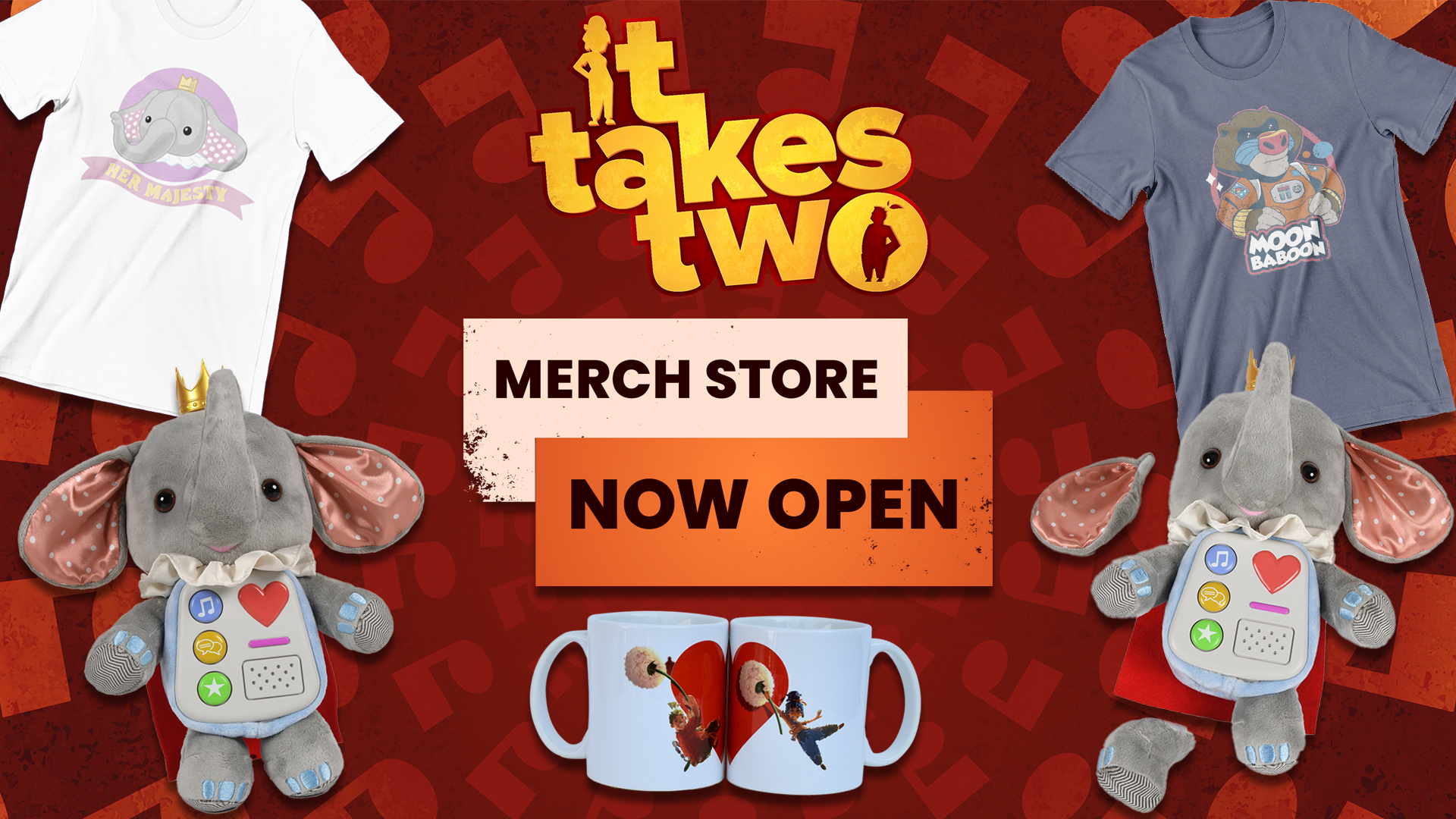 Produtos do jogo It Takes Two estão disponíveis na loja oficial